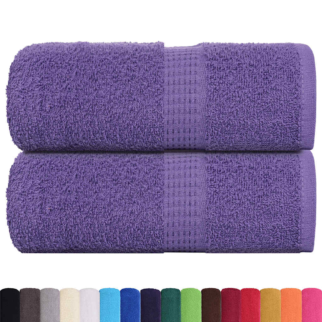 Asciugamani FROGN 2 pz Viola 30x30 cm 360 g/m²
