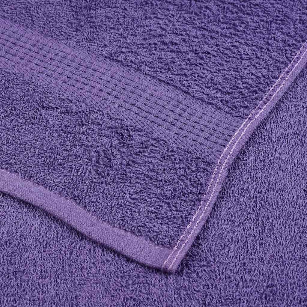 Asciugamani da doccia FROGN 10 pz Viola 70x140 cm 360 g/m²