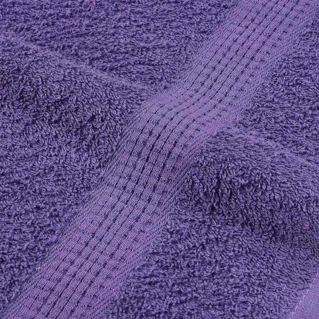 Asciugamani da doccia FROGN 10 pz Viola 70x140 cm 360 g/m²