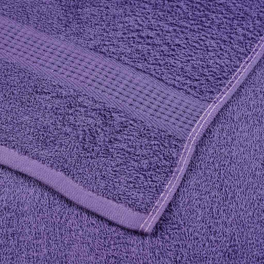 Asciugamani per sauna FROGN 2 pezzi Viola 80x200 cm 360 g/m²