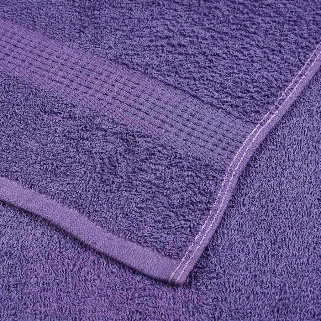 Asciugamani per sauna FROGN 4 pezzi Viola 80x200 cm 360 g/m²