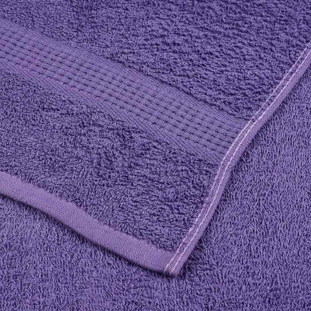 Asciugamani per sauna FROGN 10 pezzi Viola 80x200 cm 360 g/m²