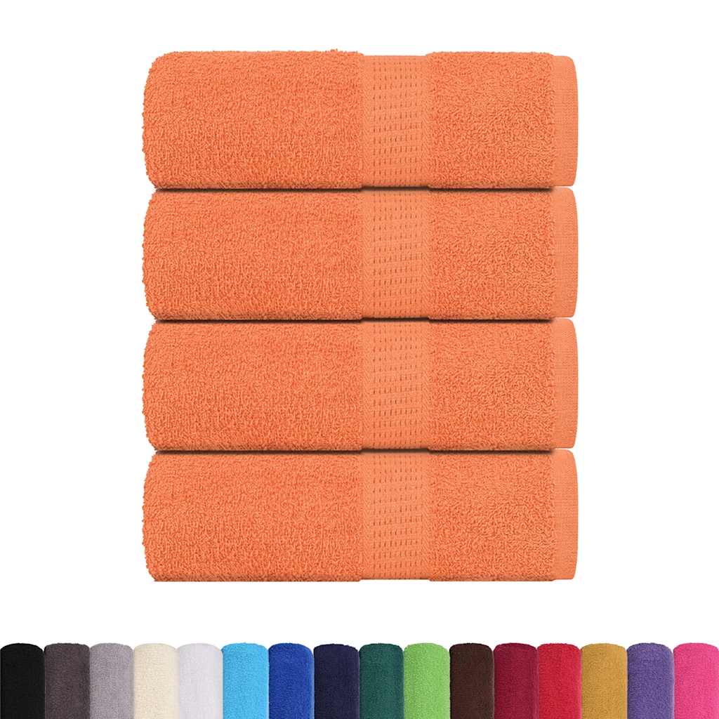 Asciugamani per ospiti FROGN 4 pz Arancione 30x50 cm 360 g/m²