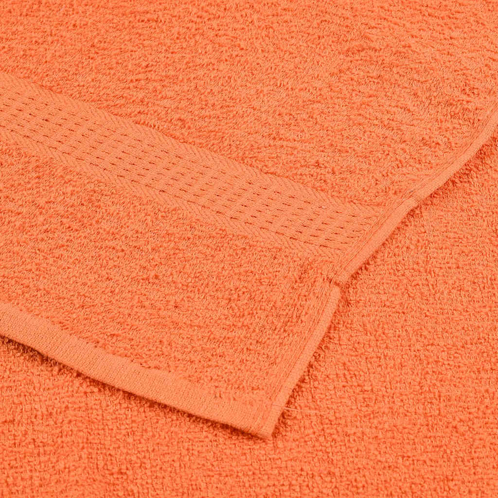 Asciugamani per sauna FROGN 10 pezzi Arancione 80x200 cm 360 g/m²