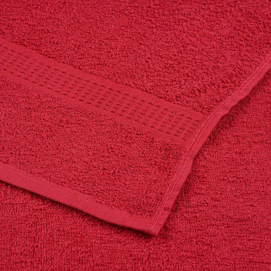 Asciugamani FROGN 4 pz Rosso 50x100 cm 360 g/m²