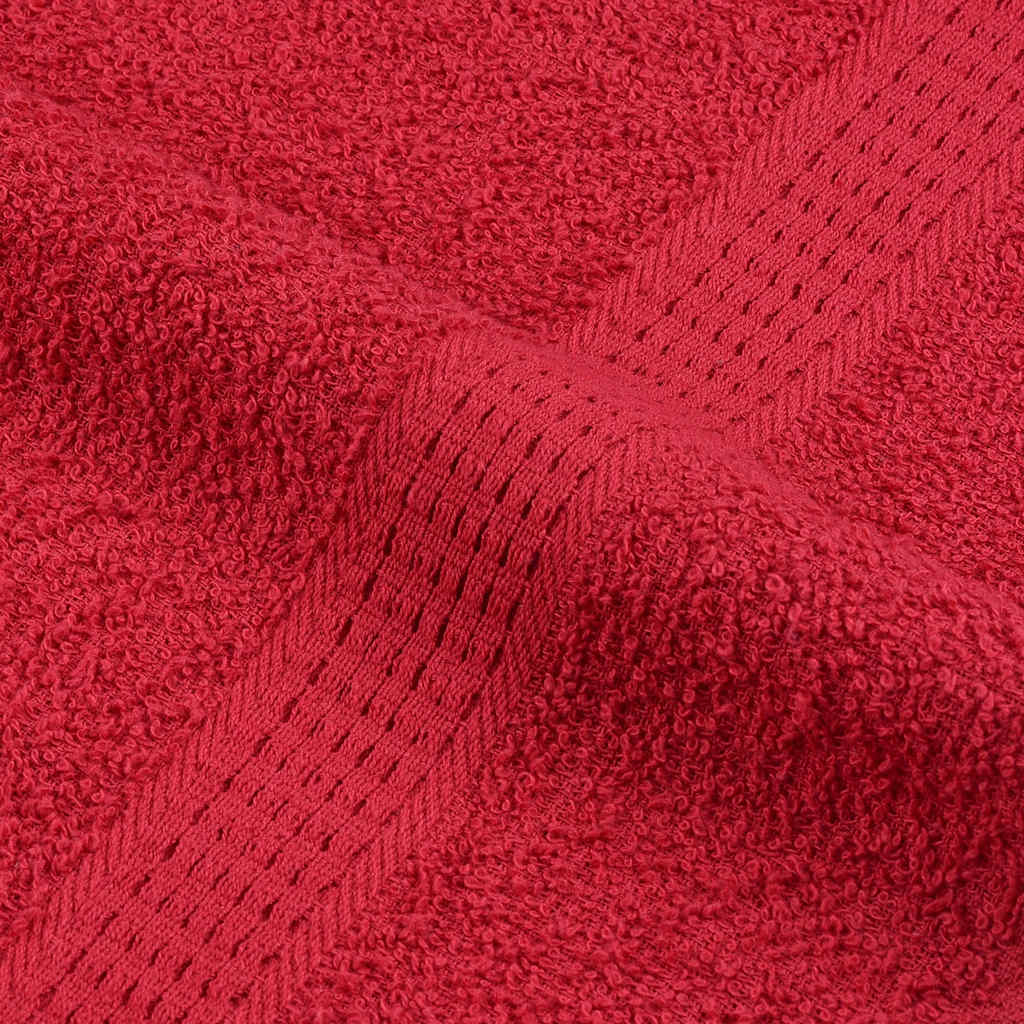 Asciugamani da doccia FROGN 10 pezzi Rosso 70x140 cm 360 g/m²