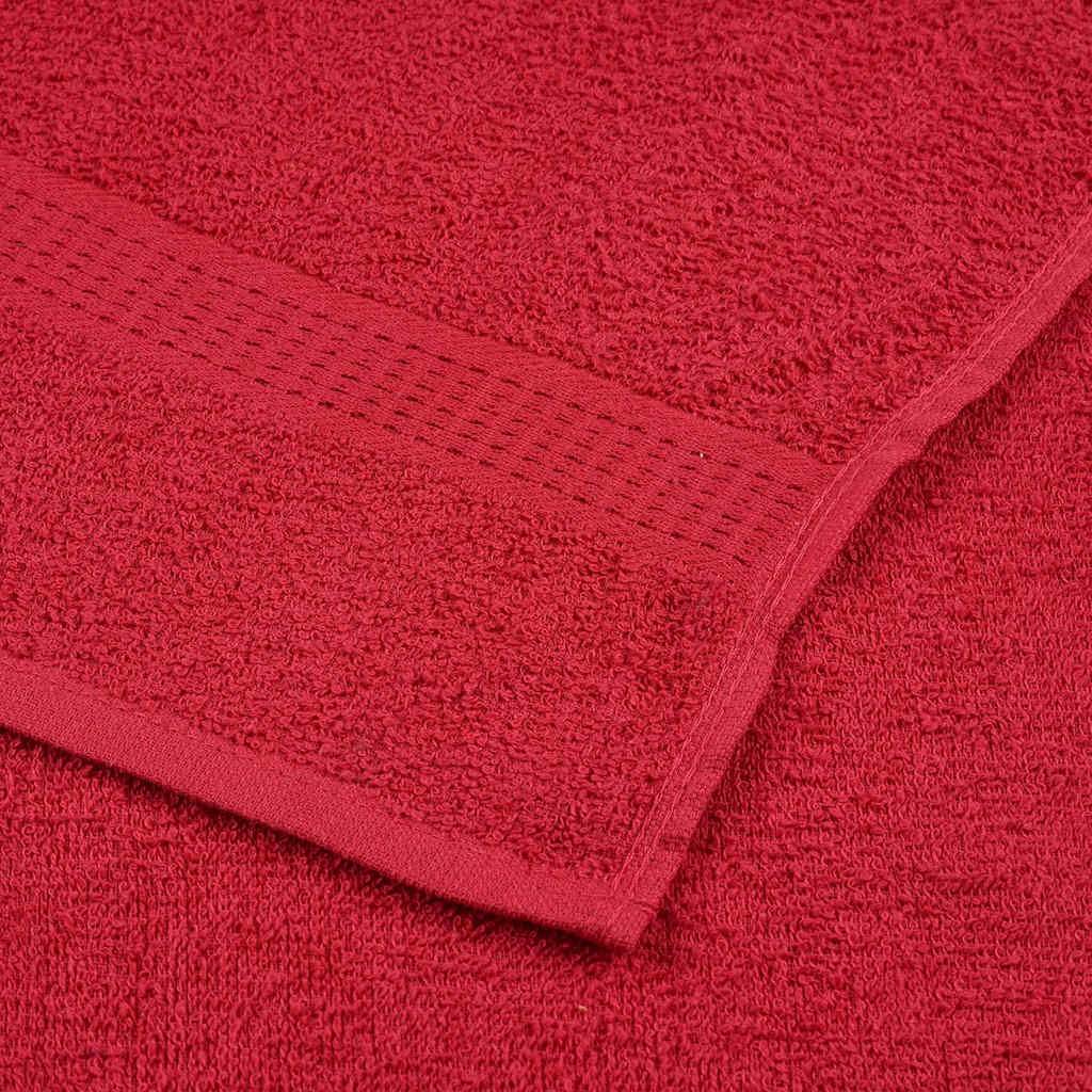 Asciugamani per sauna FROGN 4 pezzi Rosso 80x200 cm 360 g/m²
