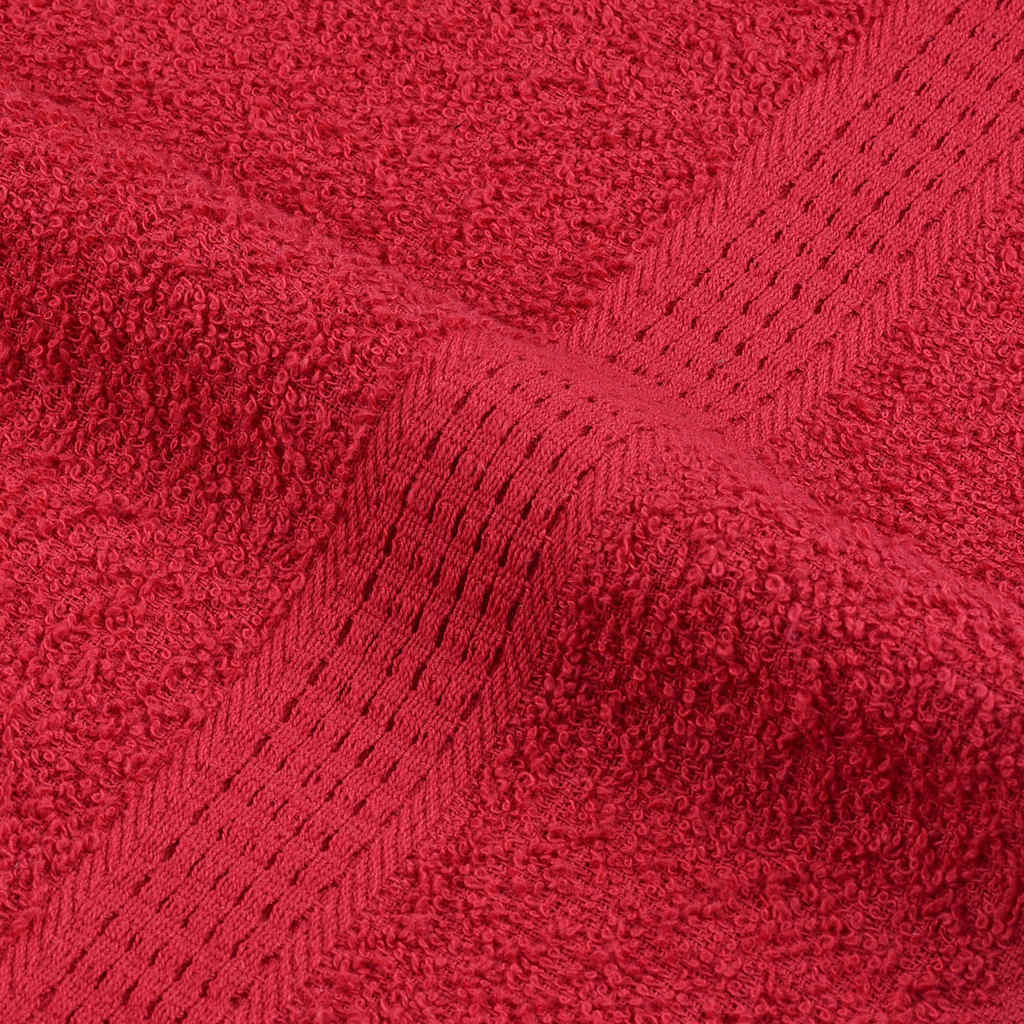 Asciugamani FROGN 10 pz Rosso 100x200 cm 360 g/m²