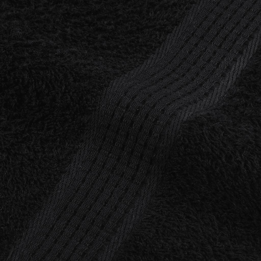 Asciugamani FROGN 10 pz Nero 30x30 cm 360 g/m²