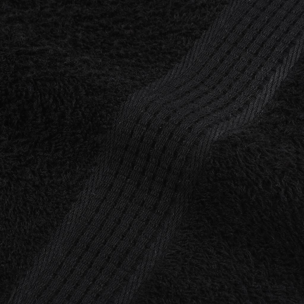 Asciugamani da bagno FROGN 4 pz Nero 100x150 cm 360 g/m²