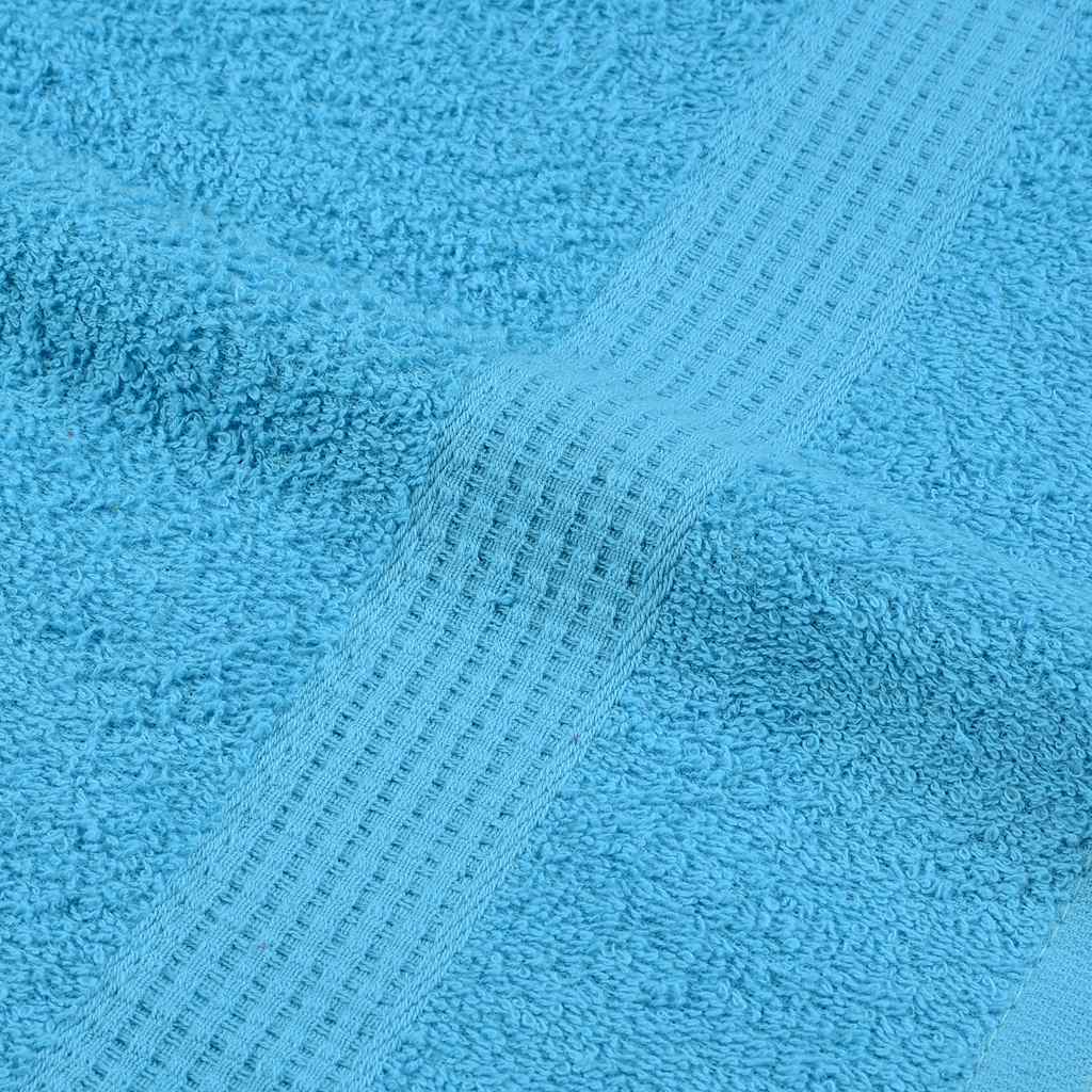 Asciugamani FROGN 10 pz Turchese 50x100 cm 360 g/m²