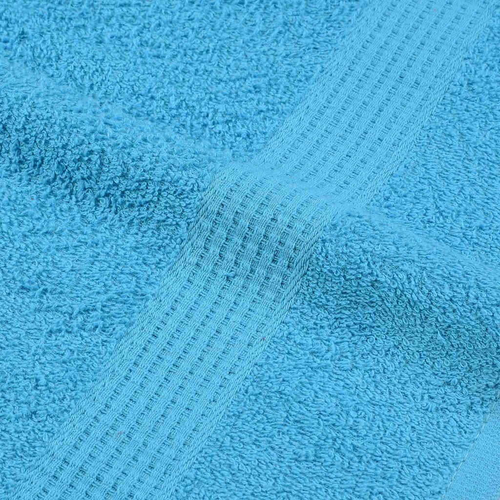 Asciugamani FROGN 10 pz Turchese 100x200 cm 360 g/m²