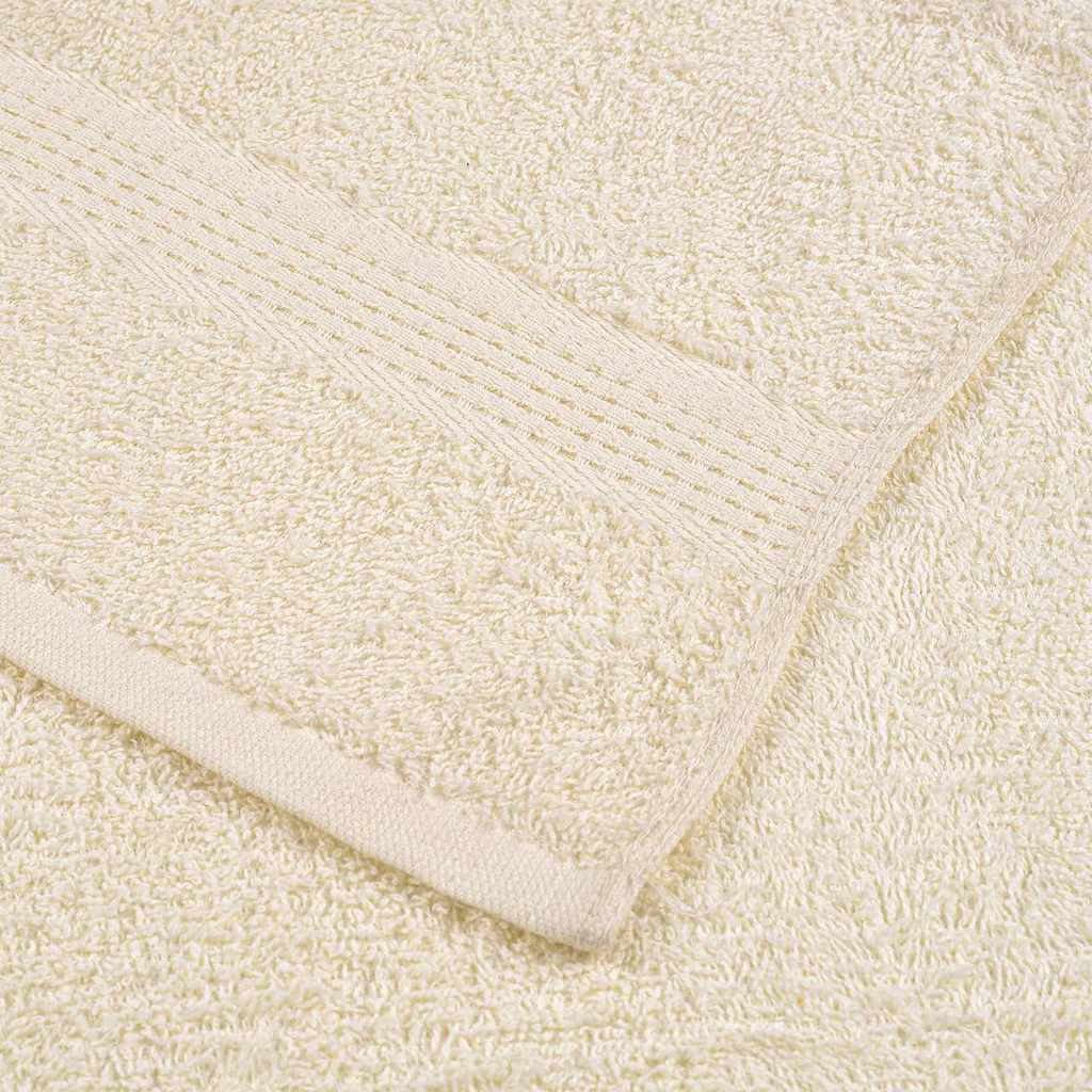 Asciugamani per ospiti FROGN 4 pz Crema 30x50 cm 360 g/m²
