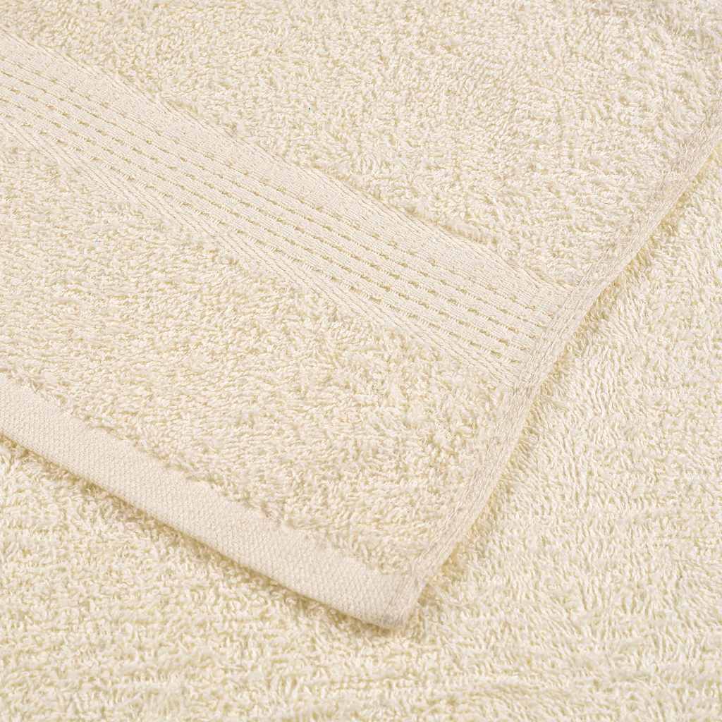 Asciugamani FROGN 4 pz Crema 100x200 cm 360 g/m²