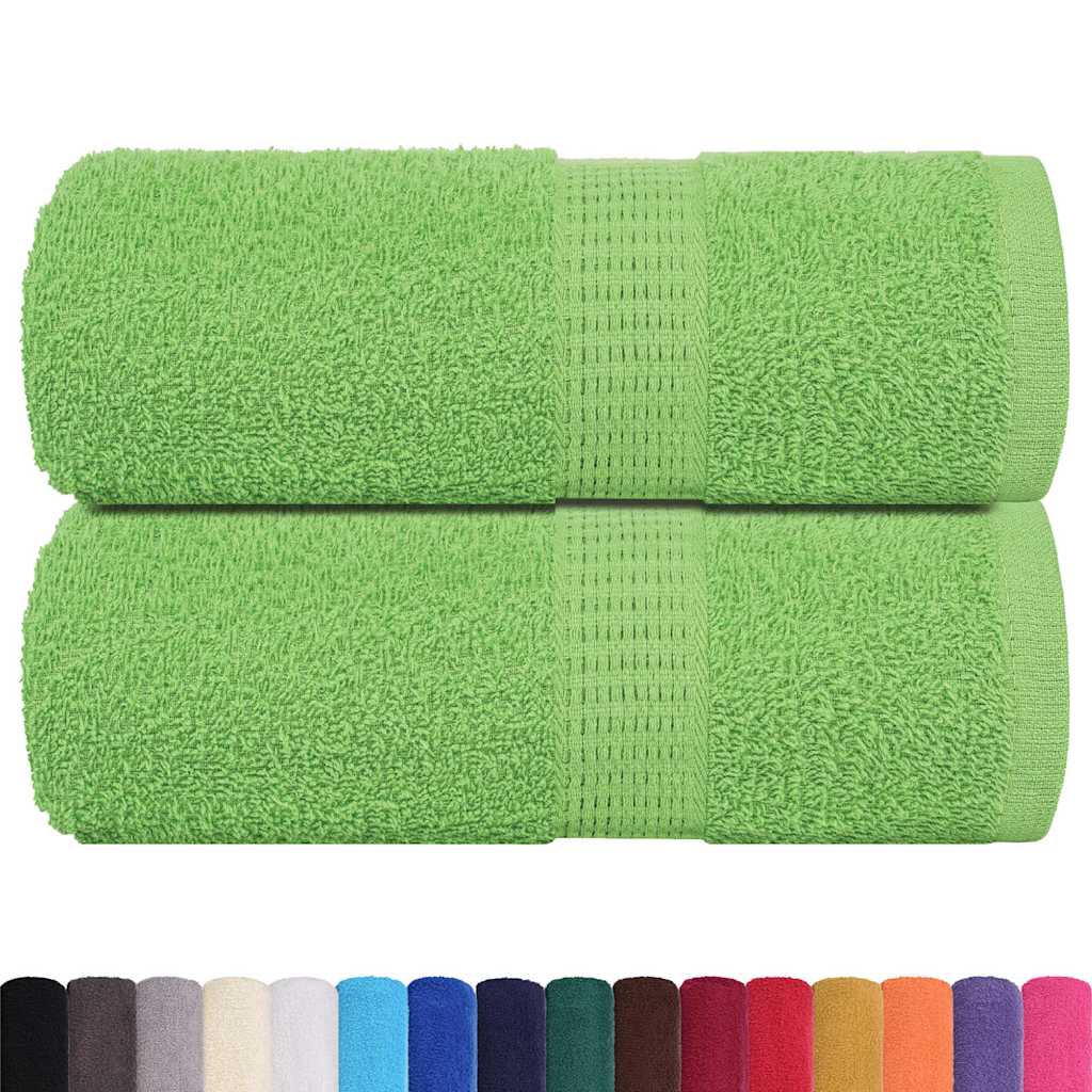 Asciugamani per ospiti FROGN 2 pz Verde mela 30x50 cm 360 g/m²
