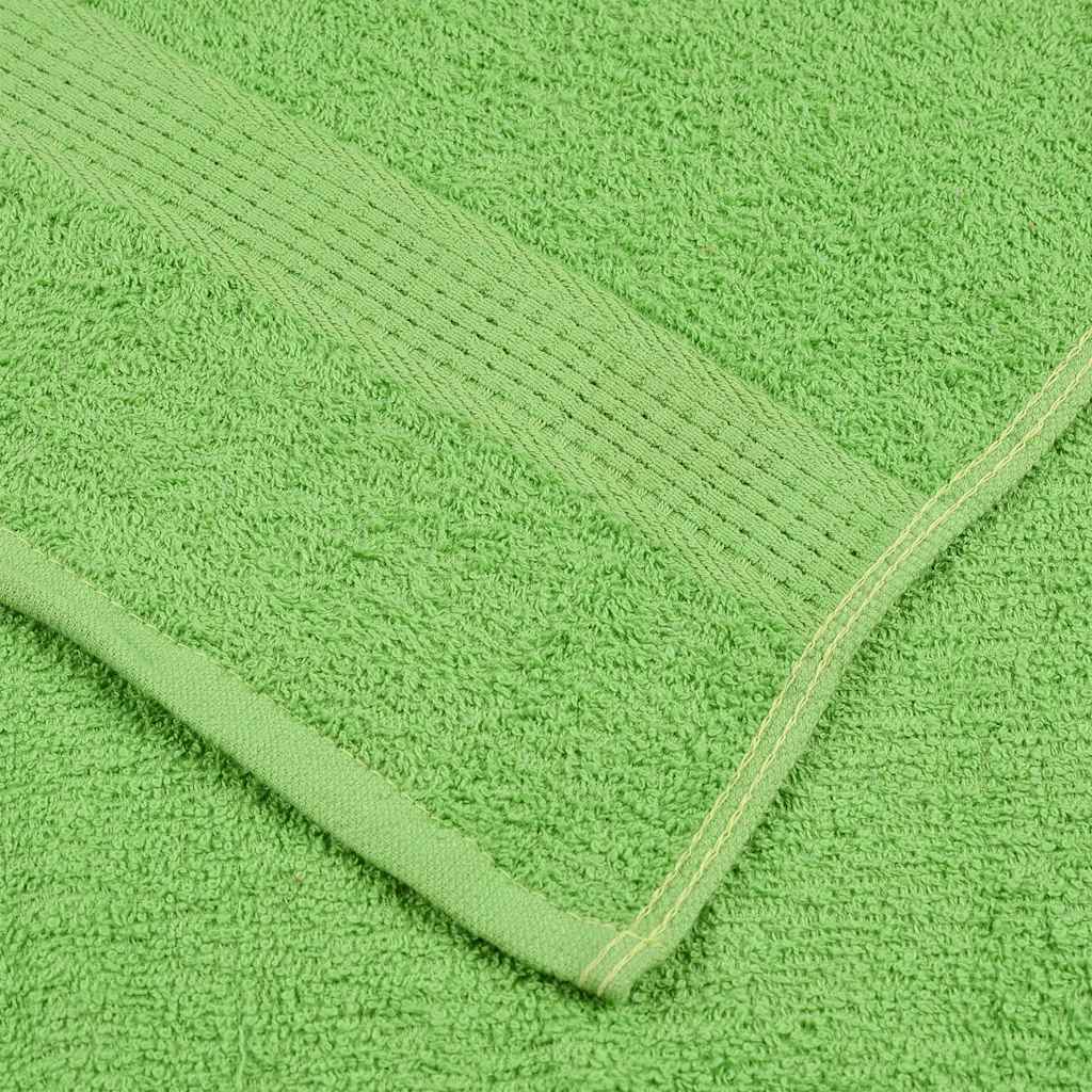 Asciugamani FROGN 10 pz Verde Mela 50x100 cm 360 g/m²