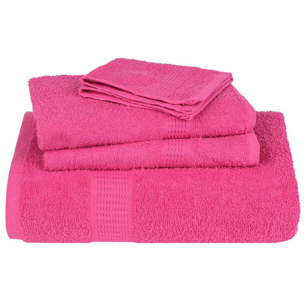 Asciugamani FROGN 10 pz Rosa 100x200 cm 360 g/m²