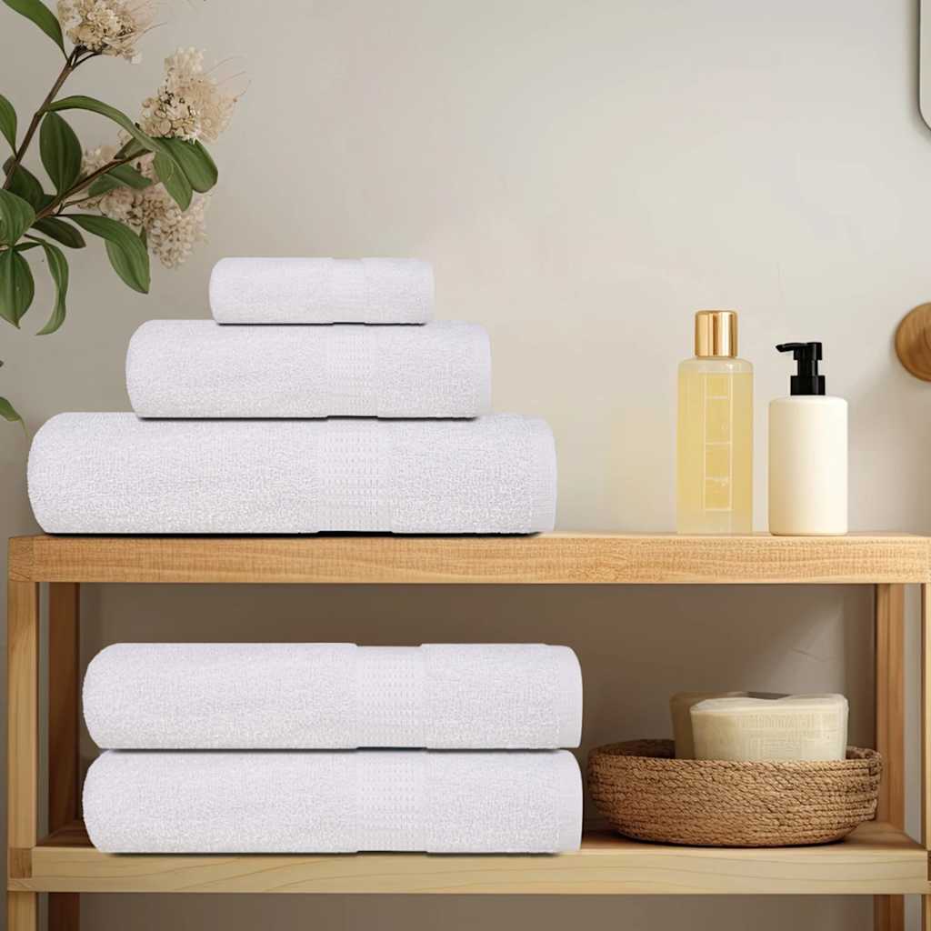 Set di asciugamani 8 pezzi FROGN Bianco 360 g/m²