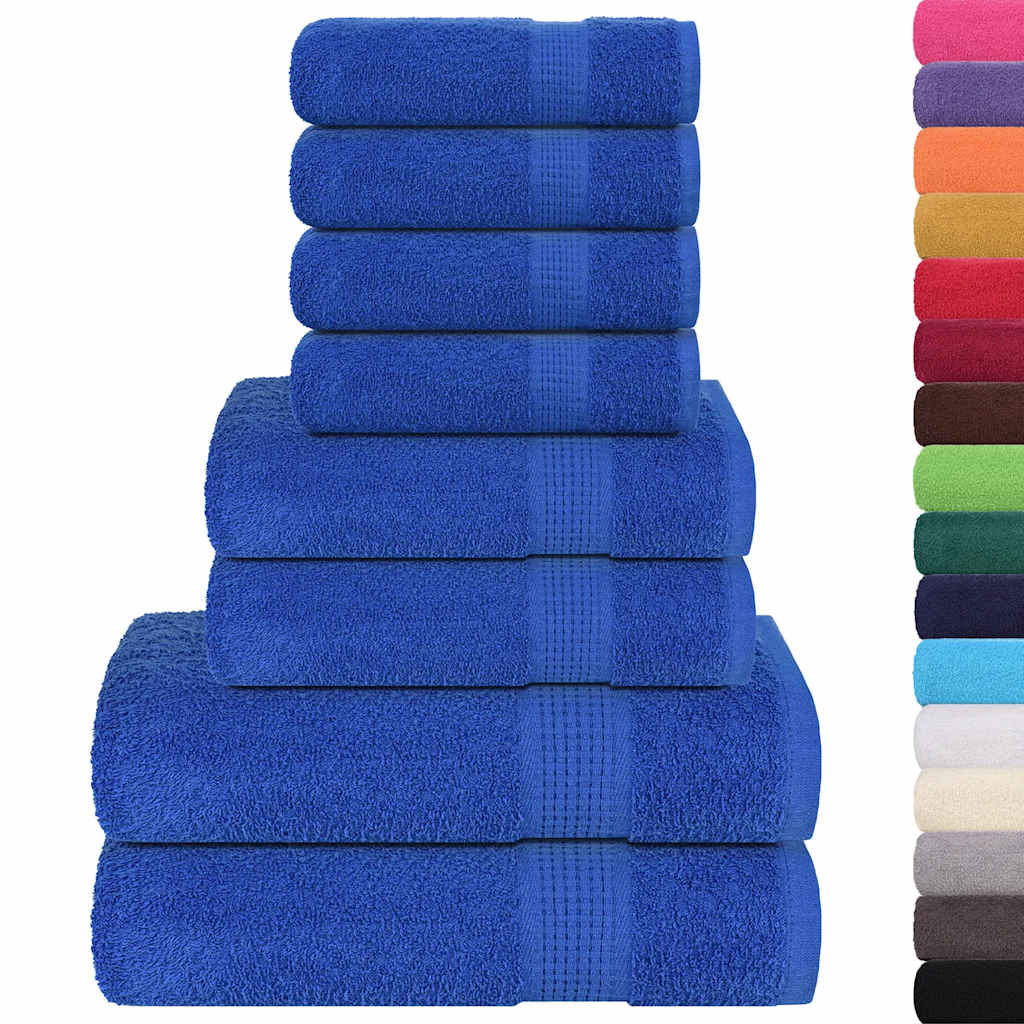 Set di asciugamani 8 pezzi FROGN Blu 360 g/m²