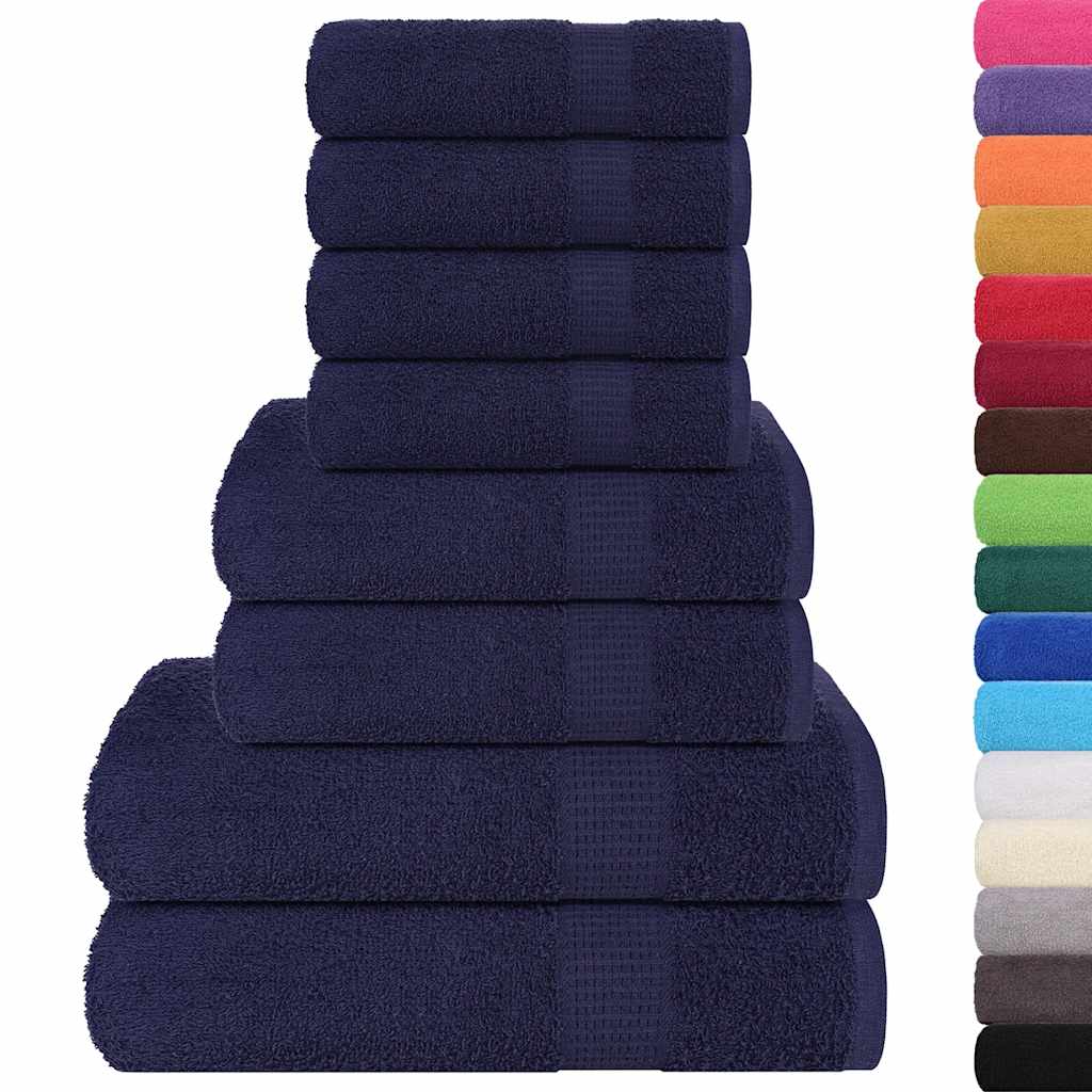 Set di asciugamani 8 pezzi FROGN blu navy 360 g/m²