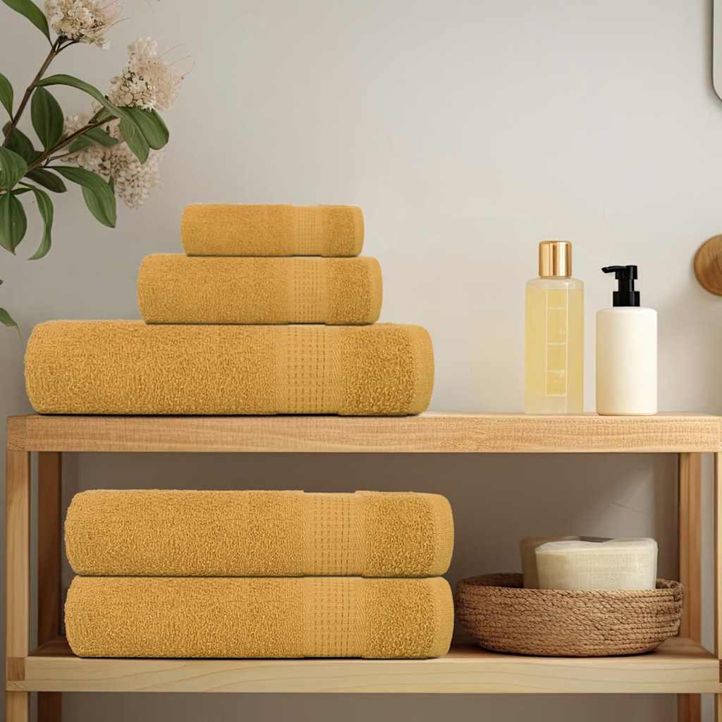 Set di asciugamani 8 pezzi FROGN Oro 360 g/m²