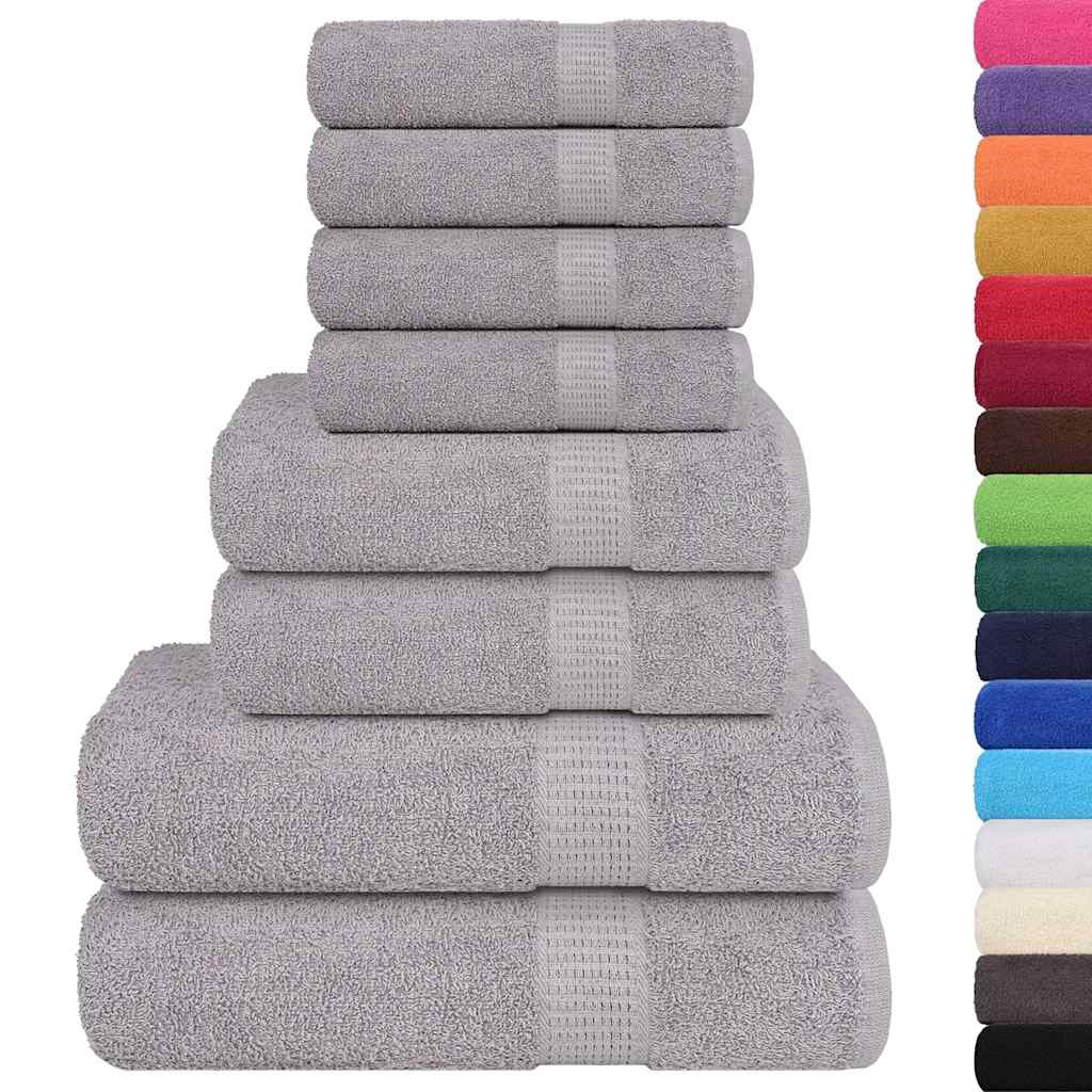 Set di asciugamani 8 pezzi FROGN Grigio 360 g/m²
