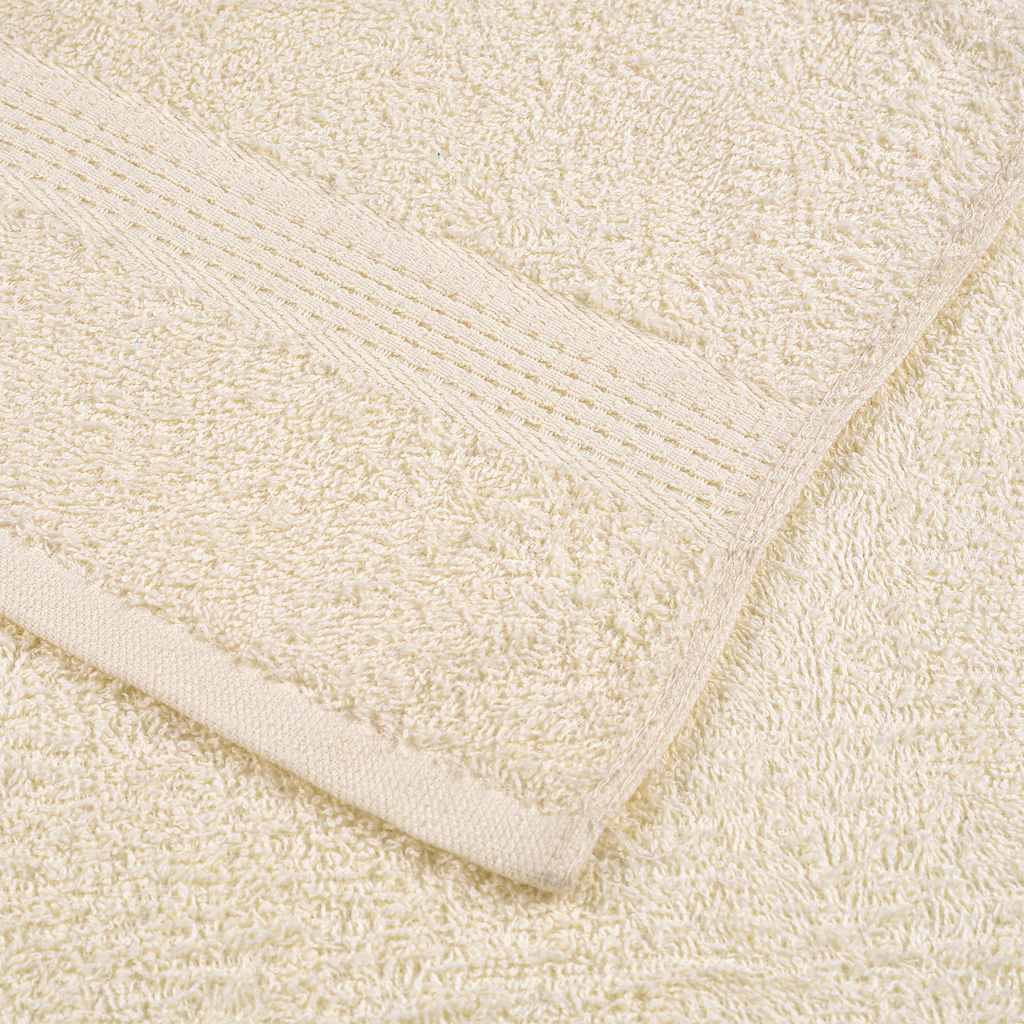Set di asciugamani 8 pezzi FROGN Crema 360 g/m²