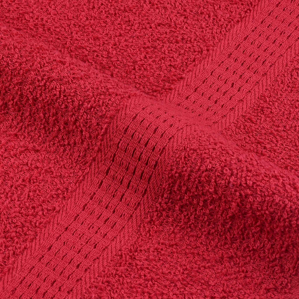 Set di asciugamani 6 pezzi FROGN Rosso 360 g/m²