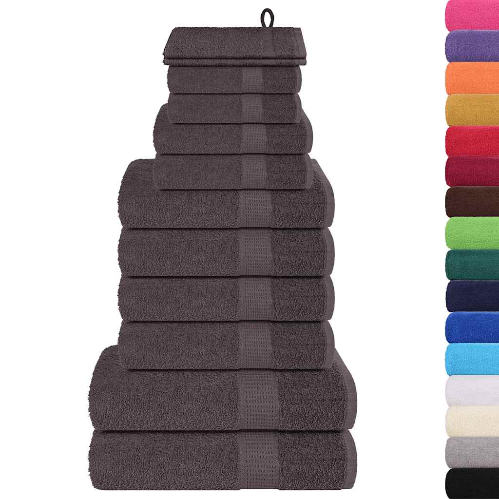Set di asciugamani 12 pezzi FROGN Antracite 360 g/m²