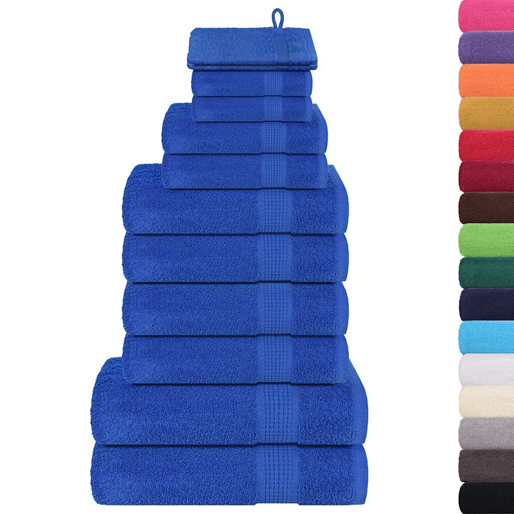 Set di asciugamani 12 pezzi FROGN Blu 360 g/m²
