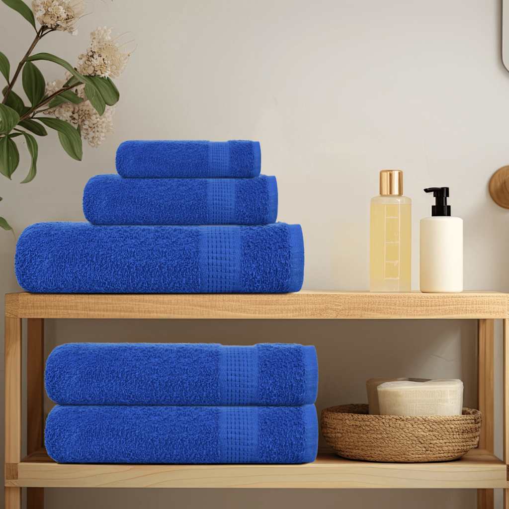 Set di asciugamani 12 pezzi FROGN Blu 360 g/m²