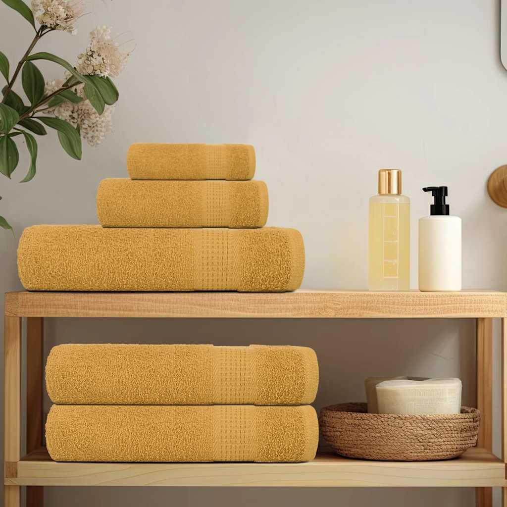 Set di asciugamani 12 pezzi FROGN Oro 360 g/m²
