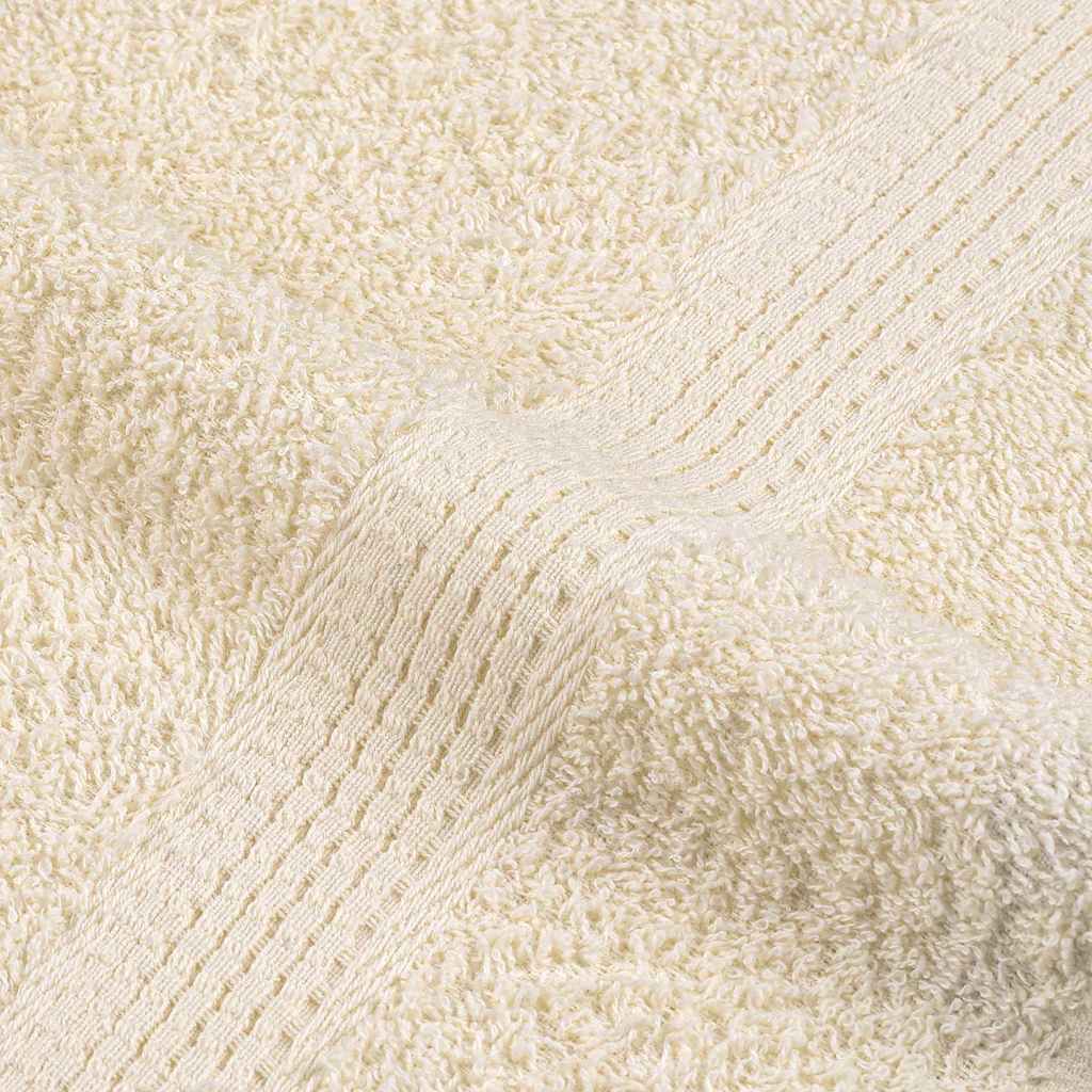 Set di asciugamani 12 pezzi FROGN Crema 360 g/m²