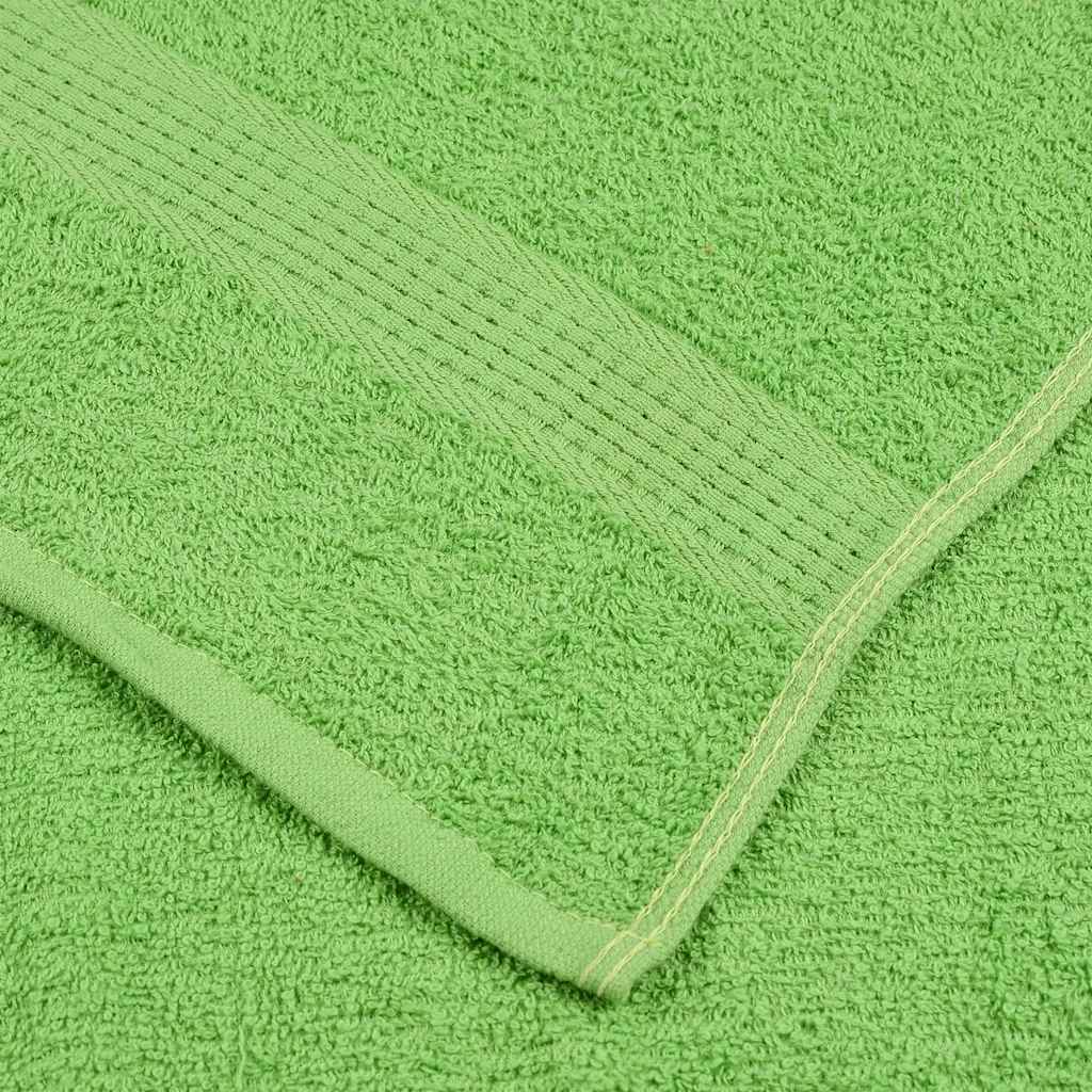 Set di asciugamani 12 pezzi FROGN Verde mela 360 g/m²