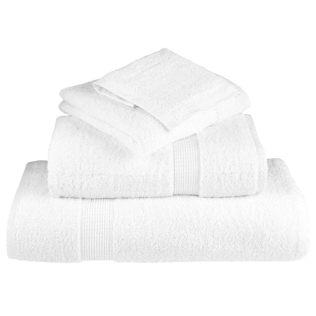 Asciugamano per Ospiti SOLUND 10 pz Bianco 15 x 21 cm 550 gsm