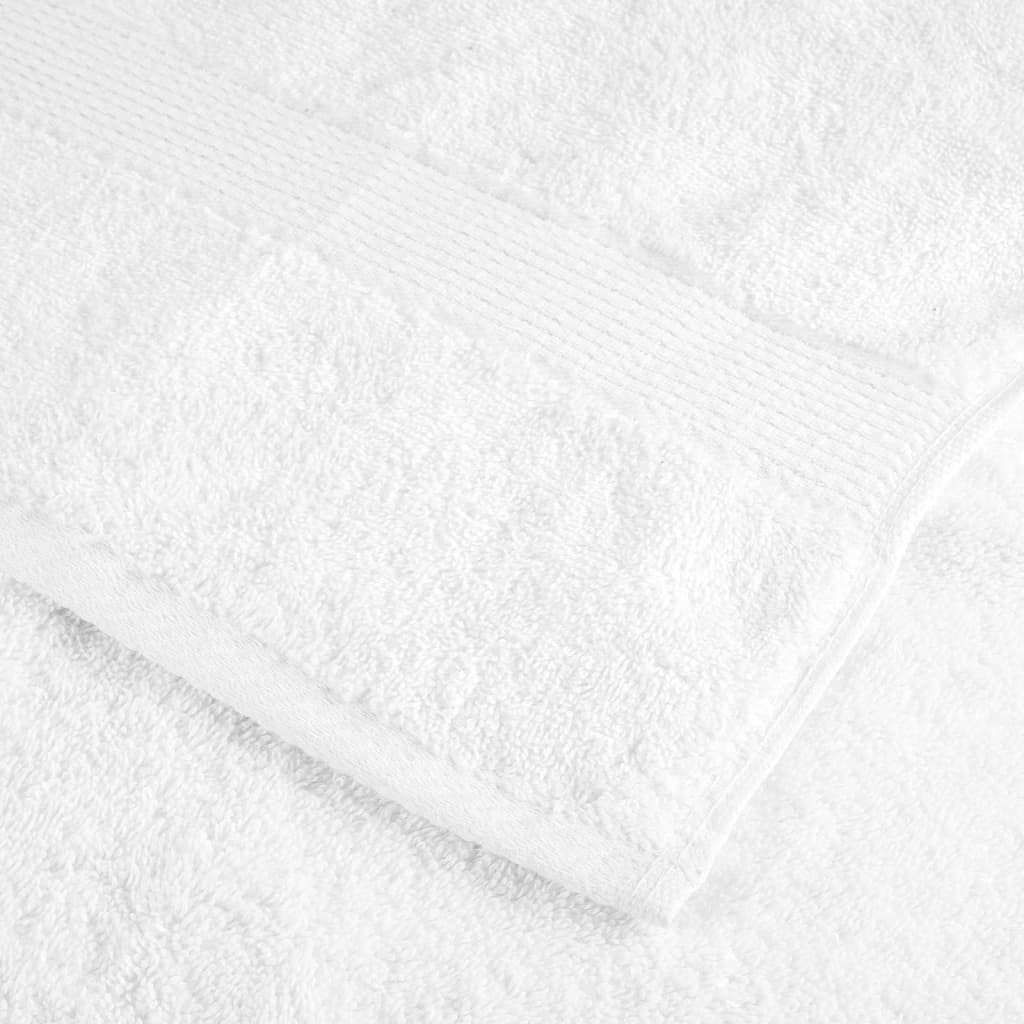 Asciugamani Premium SOLUND 50 pz Bianco 30x30 cm 600 g/m²