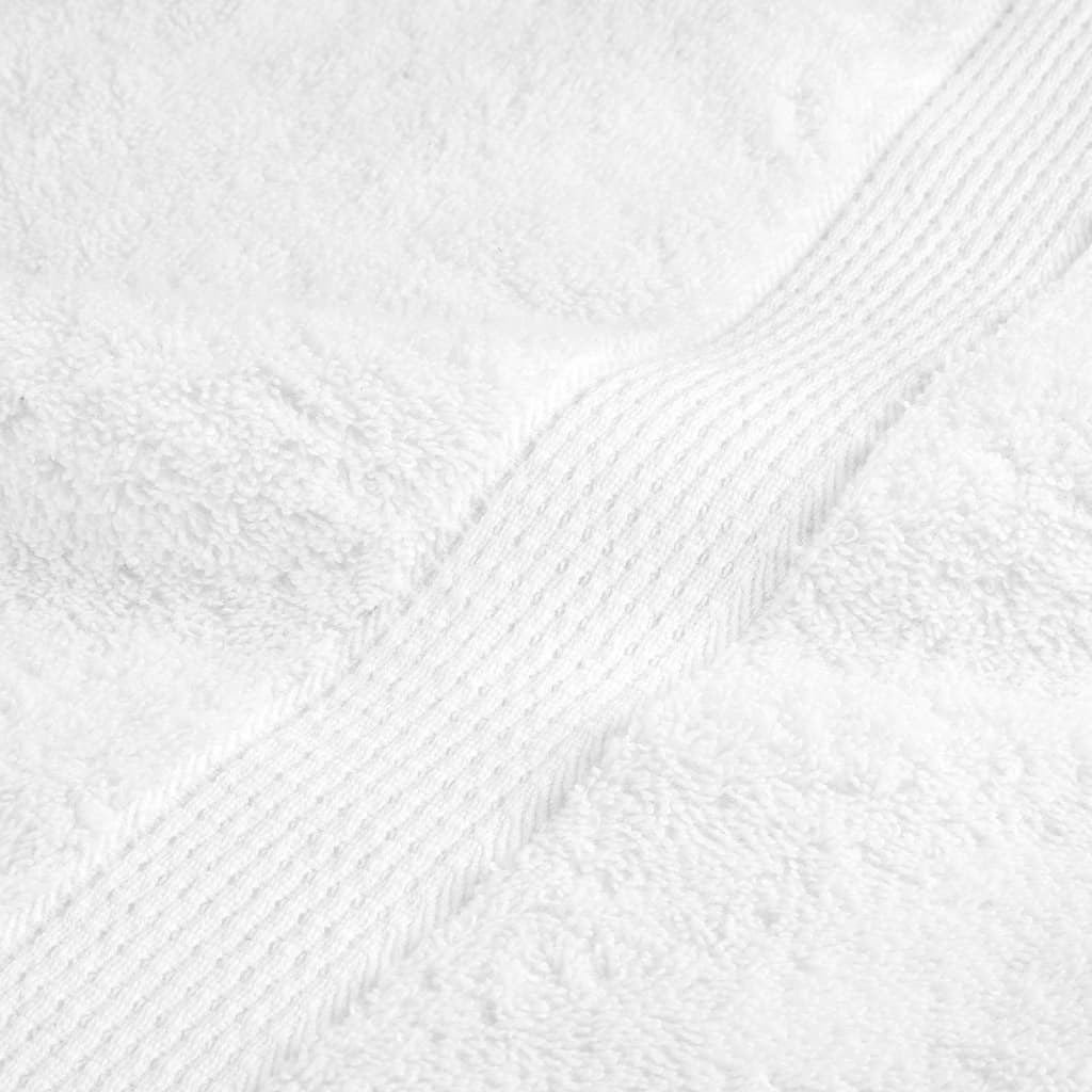 Asciugamani da doccia premium SOLUND 10 pezzi bianchi 70x140 cm 600 g/m²