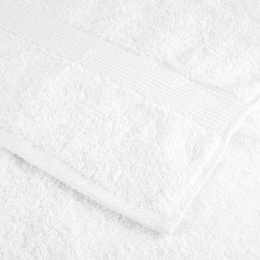 Asciugamani da doccia premium SOLUND 25 pezzi bianchi 70x140 cm 600 g/m²