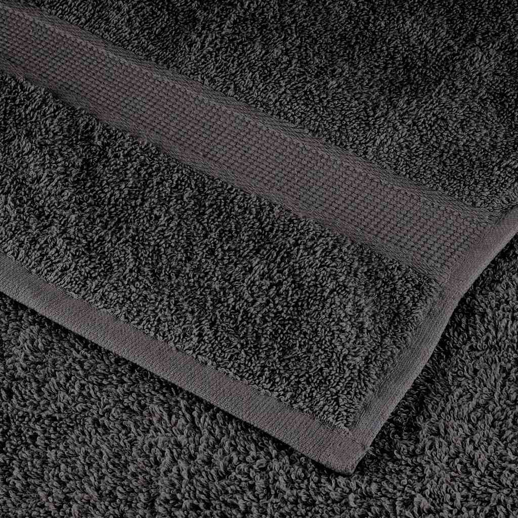 Asciugamani Premium SOLUND 50 pz Antracite 30x30 cm 600 g/m²