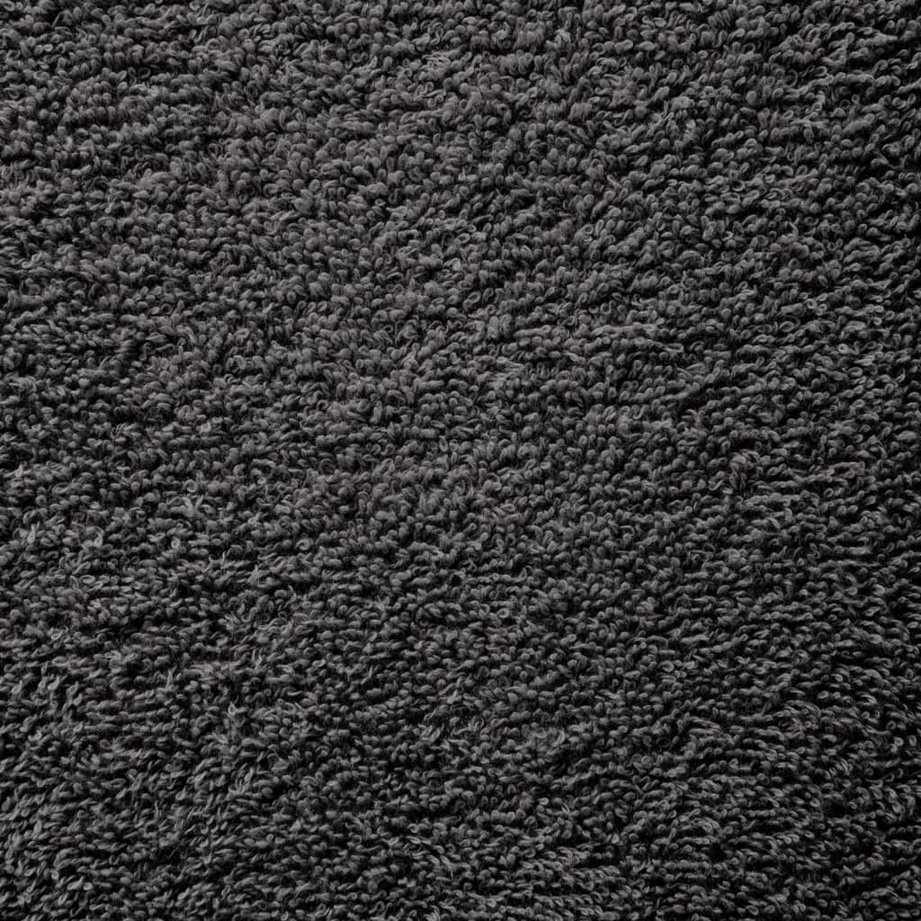 Asciugamani Premium SOLUND 50 pz Antracite 50x100 cm 600 g/m²