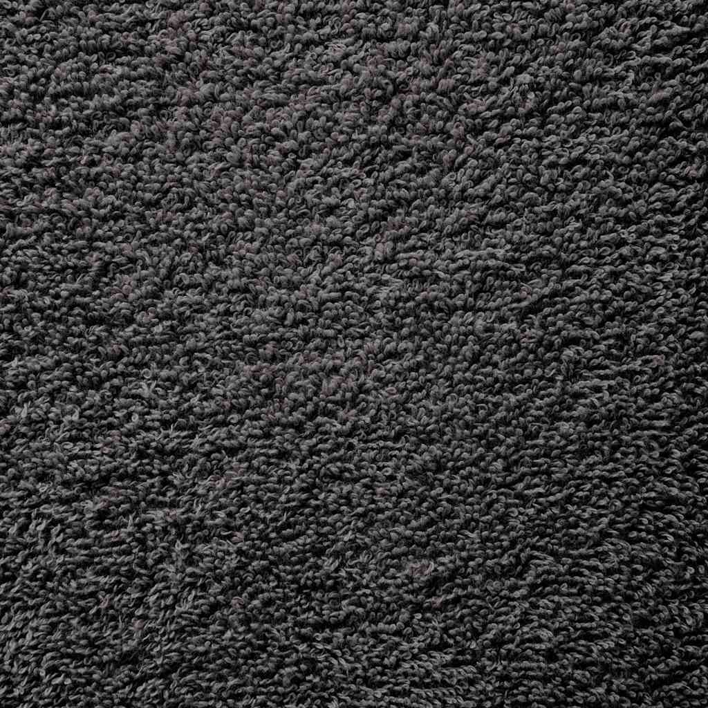 Asciugamani da doccia premium SOLUND 10 pezzi Antracite 70x140 cm 600 g/m²