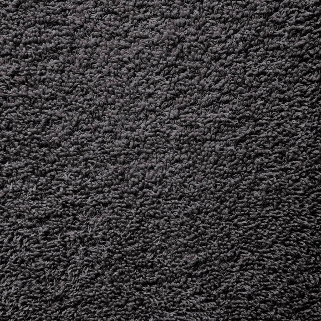 Asciugamani da bagno Premium SOLUND 4 pz Antracite 100x150 cm 600 g/m²