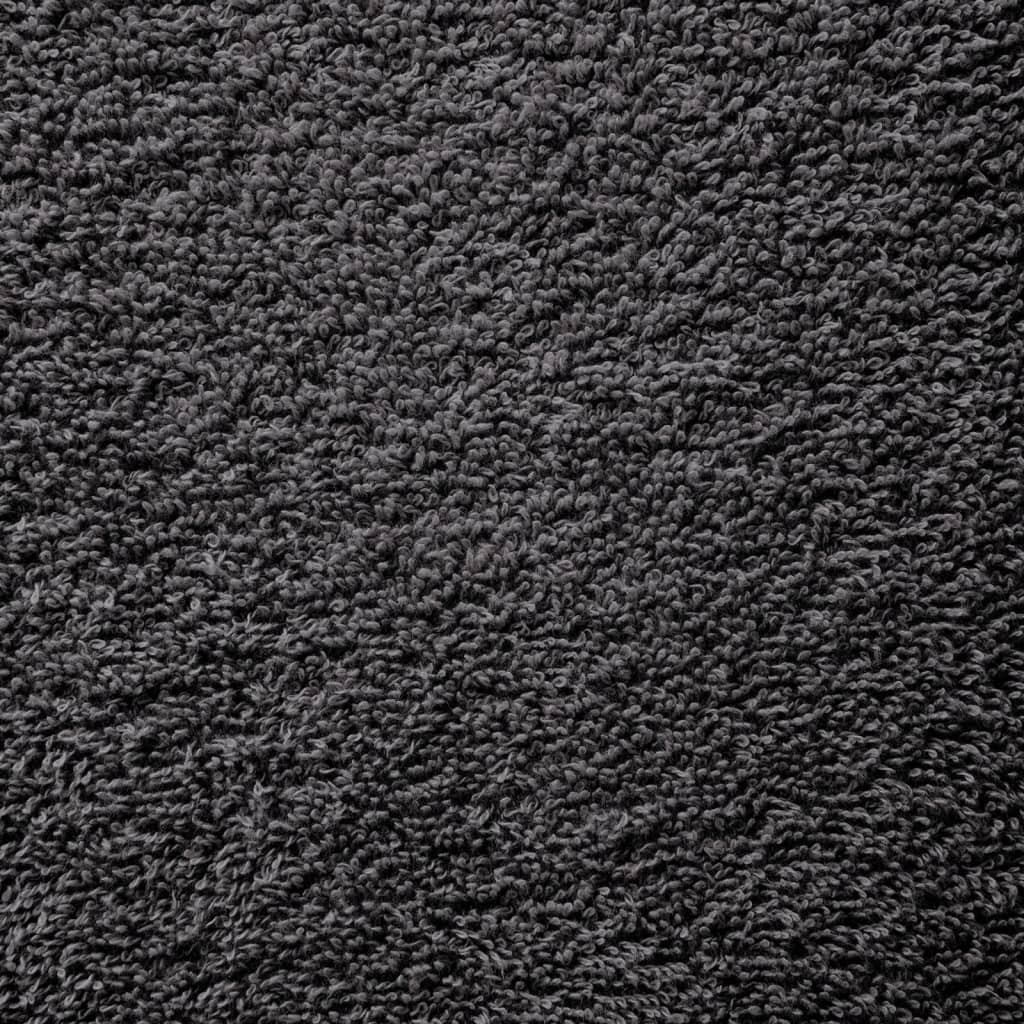 Asciugamani da bagno Premium SOLUND 10 pz Antracite 100x150 cm 600 g/m²