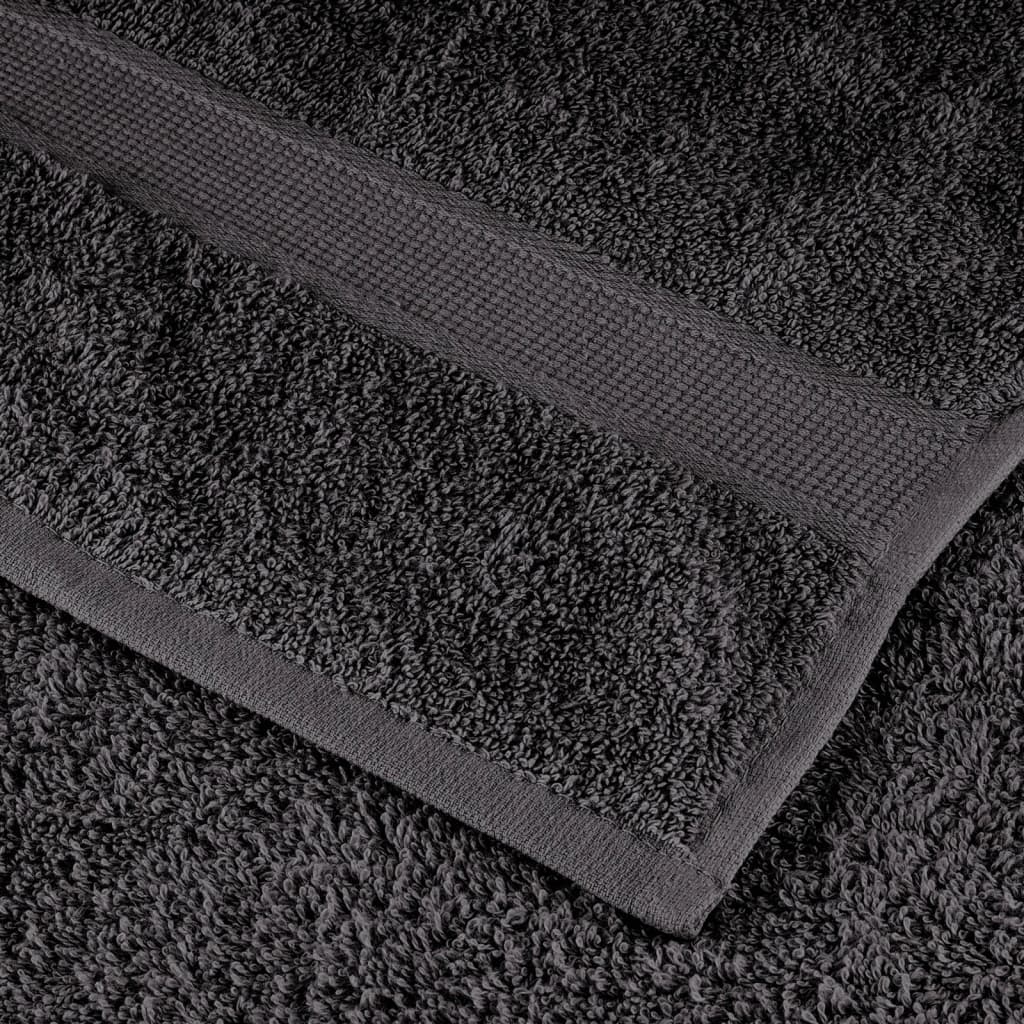 Asciugamani per sauna Premium SOLUND 50 pz Antracite 80x200 cm 600 g/m²