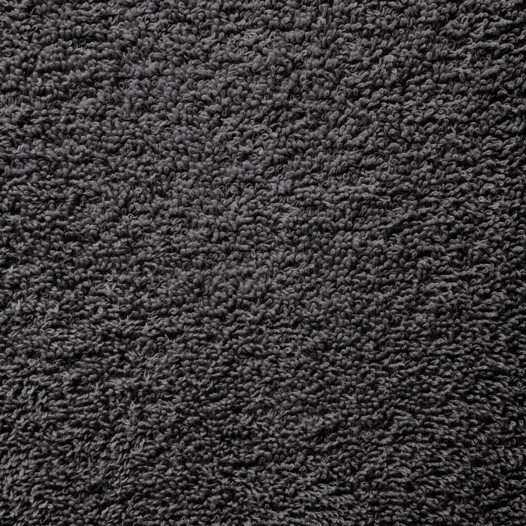 Asciugamani Premium SOLUND 4 pz Antracite 100x200 cm 600 g/m²