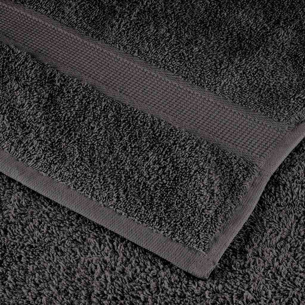 Asciugamani Premium SOLUND 50 pz Antracite 100x200 cm 600 g/m²