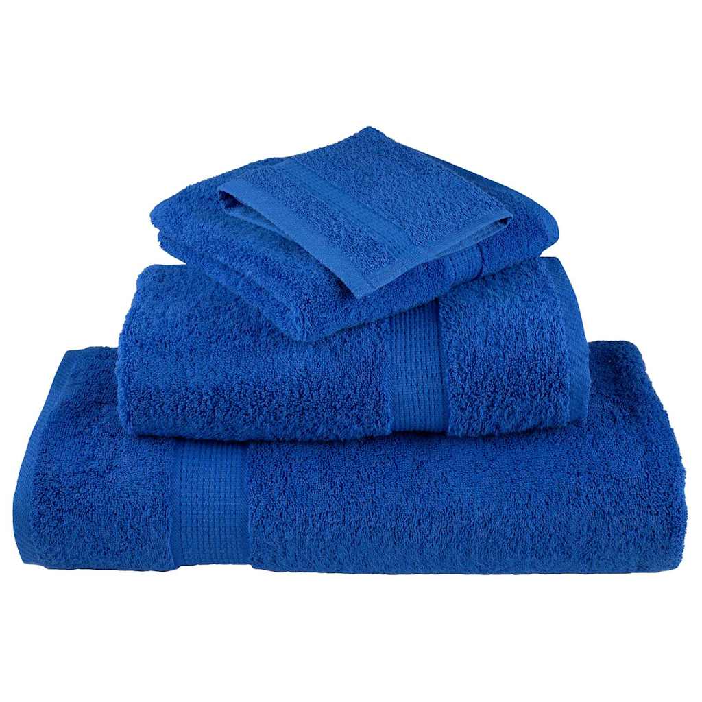 Asciugamano per Ospiti SOLUND 2 pz Blu 15 x 21 cm 550 gsm