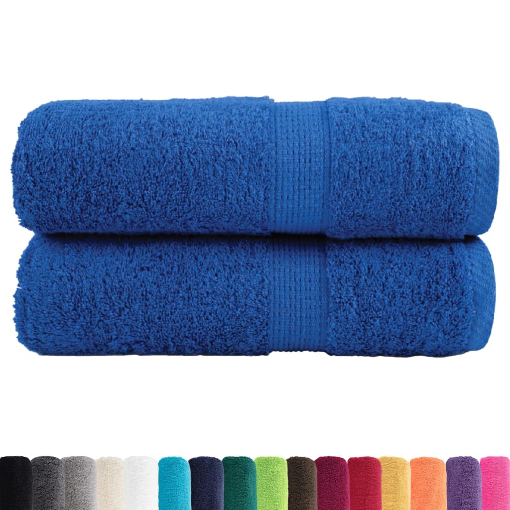 Asciugamani Premium SOLUND 2 pz Blu 30x30 cm 600 g/m²