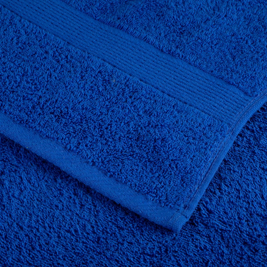 Asciugamani da bagno Premium SOLUND 10 pz Blu 100x150 cm 600 g/m²