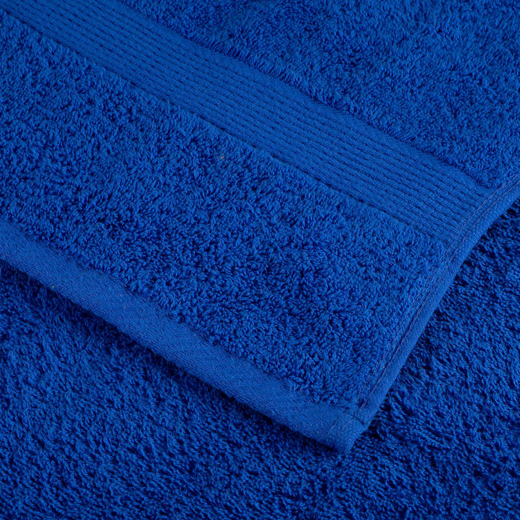 Asciugamani per sauna Premium SOLUND 10 pezzi Blu 80x200 cm 600 g/m²